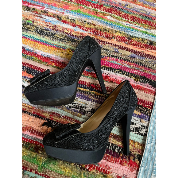 Women's INC International Concepts Heels Size 9M Black - Picture 1 of 6